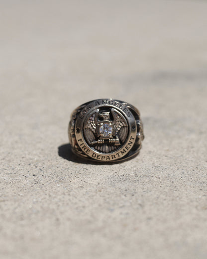 SPECIALTY WHITE GOLD LUSTRIUM RING